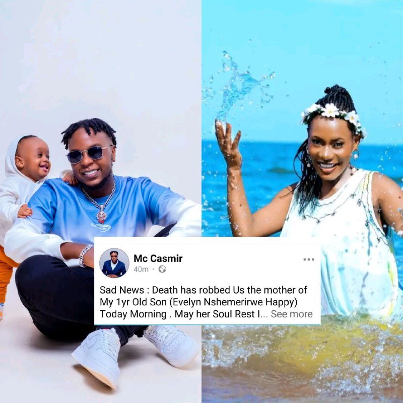 MC Casmir Laments His Baby Mama's Passing.